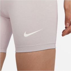 NIKE Sportswear Classics High-Waist 8" kurze Tights Damen 019 - platinum violet/sail S