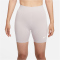 NIKE Sportswear Classics High-Waist 8" kurze Tights Damen 019 - platinum violet/sail S