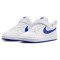 NIKE Court Borough Low Recraft Sneaker Jungen 110 - white/hyper royal 31