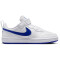 NIKE Court Borough Low Recraft Sneaker Jungen 110 - white/hyper royal 31