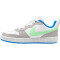 NIKE Court Borough Low Recraft Sneaker Kinder 005 - lt iron ore/vapor green-white-photo blue 35.5