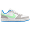 NIKE Court Borough Low Recraft Sneaker Kinder 005 - lt iron ore/vapor green-white-photo blue 36