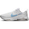 NIKE Air Zoom Bella 6 Fitnessschuhe Damen 106 - white/lt armory blue-lt iron ore 37.5