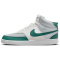 NIKE Court Vision Next Nature Mid-Top Sneaker Herren 102 - summit white/bicoastal-pure platinum 38.5