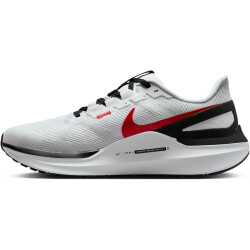 NIKE Air Zoom Structure 25 Laufschuhe Herren 106 - white/fire red-black-lt smoke grey 47