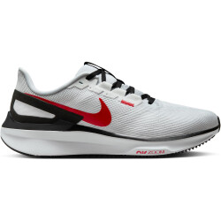 NIKE Air Zoom Structure 25 Laufschuhe Herren 106 - white/fire red-black-lt smoke grey 47