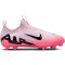 NIKE Jr. Mercurial Vapor 15 Academy MG Multi-Ground Fußballschuhe Kinder 601 - pink foam /black 31.5