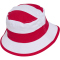 hummel DBU Dänemark 24 gestreifter Fischerhut 3681 - tango red/white