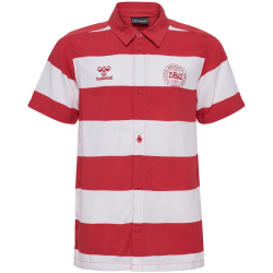 hummel DBU 24 Fan-Shirt Kinder 3681 - tango red/white 140