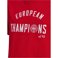hummel DBU D&auml;nemark 24 EM Champions Fan-Shirt Kinder 3365 - tango red 140