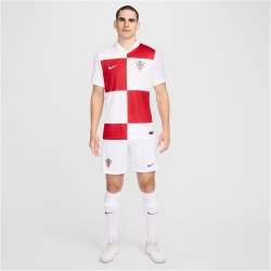 NIKE Kroatien Dri-FIT Stadium Heimtrikot 2024 Herren 100 - white/university red/white S