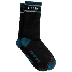 G-FORM Mid-Calf Socken black/teal/gray L/XL