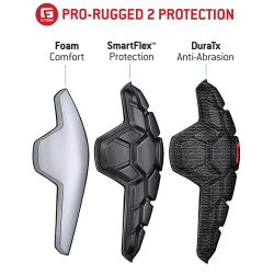 G-FORM Pro Rugged 2 Knie-/Schienbeinschoner black L