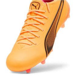 PUMA King Ultimate FG/AG Fu&szlig;ballschuhe Damen 05 - sun stream/puma black/sunset glow 38