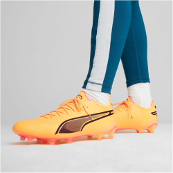 PUMA King Ultimate FG/AG Fu&szlig;ballschuhe Damen 05 - sun stream/puma black/sunset glow 38