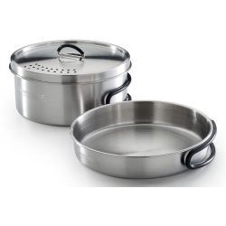 Campingaz Trekking Koch-Geschirrset 3-teilig silber/schwarz