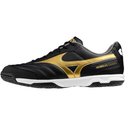 Mizuno Morelia Sala Classic IN Fußballschuhe Halle 50 - black/gold/dark shadow 39
