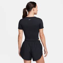 NIKE One Fitted Dri-FIT kurzarm Crop-Top Damen