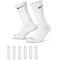 6er Pack NIKE Everyday Plus Cushioned Crew Trainingssocken Herren 100 - white/black 34-38