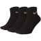 3er Pack NIKE Cushion Ankle Trainingssocken 001 - black/white 38-42