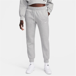 NIKE Sportswear Phoenix Mid-Rise Fleece Jogginghose Damen 063 - dk grey heather/sail XXS
