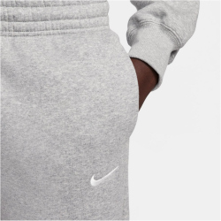 NIKE Sportswear Phoenix Mid-Rise Fleece Jogginghose Damen 063 - dk grey heather/sail XXS