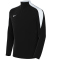 NIKE Strike 24 Dri-FIT langarm Fu&szlig;ball-Trainingsshirt Kinder 010 - black/black/white/white XS (122-128 cm)