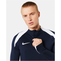 NIKE Strike 24 Dri-FIT langarm Fu&szlig;ball-Trainingsshirt Herren 010 - black/black/white/white XXL