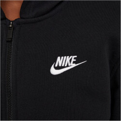 NIKE Sportswear Club Fleece Trainingsanzug Kinder 010 - black/white XS (122-128 cm)