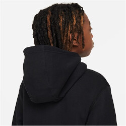 NIKE Sportswear Club Fleece Trainingsanzug Kinder 010 - black/white XS (122-128 cm)