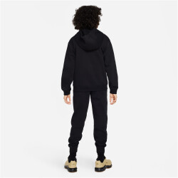 NIKE Sportswear Club Fleece Trainingsanzug Kinder 010 - black/white XS (122-128 cm)