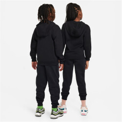NIKE Sportswear Club Fleece Trainingsanzug Kinder 010 - black/white XS (122-128 cm)