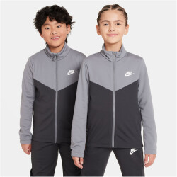 NIKE Sportswear Trainingsanzug Kinder 084 - smoke grey/anthracite/white S (128-137 cm)