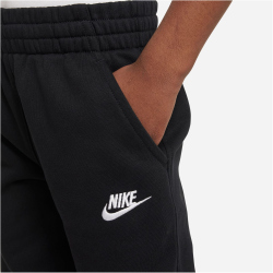 NIKE Club Fleece French Terry Jogginghose Kinder 010 - black/white M (137-147 cm)