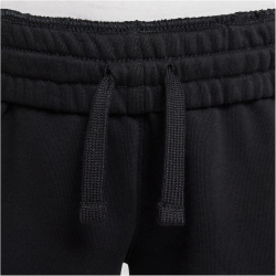 NIKE Club Fleece French Terry Jogginghose Kinder 010 - black/white M (137-147 cm)