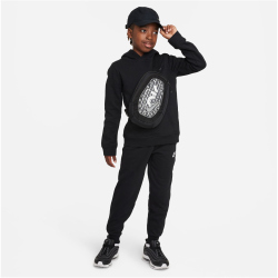 NIKE Club Fleece French Terry Jogginghose Kinder 010 - black/white M (137-147 cm)