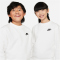 NIKE Sportswear Club Fleece Sweatshirt Kinder 100 - white/black XS (122-128 cm)