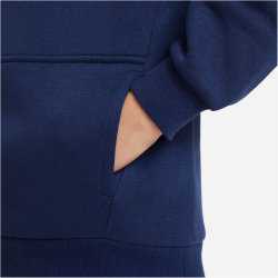NIKE Sportswear Club Fleece Hoodie Kinder 410 - midnight navy/white XS (122-128 cm)