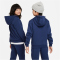 NIKE Sportswear Club Fleece Hoodie Kinder 410 - midnight navy/white XS (122-128 cm)