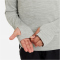 NIKE Dri-FIT 1/2-Zip langarm Trainingsshirt Mädchen 063 - dk grey heather/white S (128-137 cm)