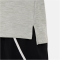 NIKE Dri-FIT 1/2-Zip langarm Trainingsshirt Mädchen 063 - dk grey heather/white S (128-137 cm)