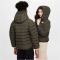 NIKE Sportswear Loose leichte Steppjacke Kinder 325 - cargo khaki/cargo khaki/white XS (122-128 cm)