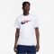 NIKE Paris Saint-Germain Swoosh T-Shirt Herren 100 - white S