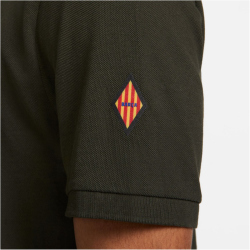 NIKE FC Barcelona Poloshirt Herren 355 - sequoia/deep royal blue/white XL