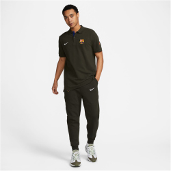 NIKE FC Barcelona Poloshirt Herren 355 - sequoia/deep royal blue/white XL