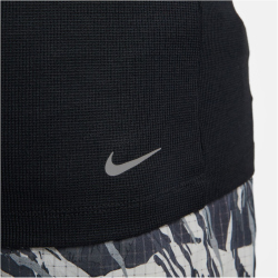 NIKE Trail Dri-FIT langarm Laufshirt Herren 010 - black/black/white S