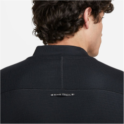 NIKE Trail Dri-FIT langarm Laufshirt Herren 010 - black/black/white S