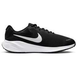 NIKE Revolution 7 Laufschuhe (extraweit) Herren 002 - black/white 38.5