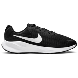 NIKE Revolution 7 Laufschuhe (extraweit) Herren 002 - black/white 38.5