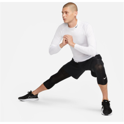NIKE Pro Dri-FIT Fitness 3/4-Tights Herren 010 - black/white S